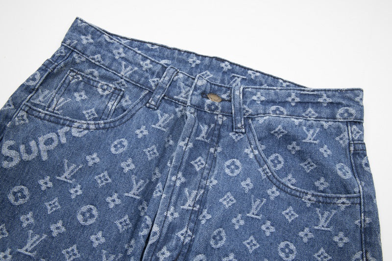 Jeans Louis Vuitton x Supreme